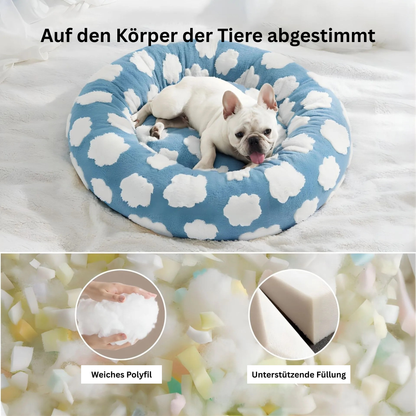 🐶 Donut Bett für Hunde und Katzen 🐱